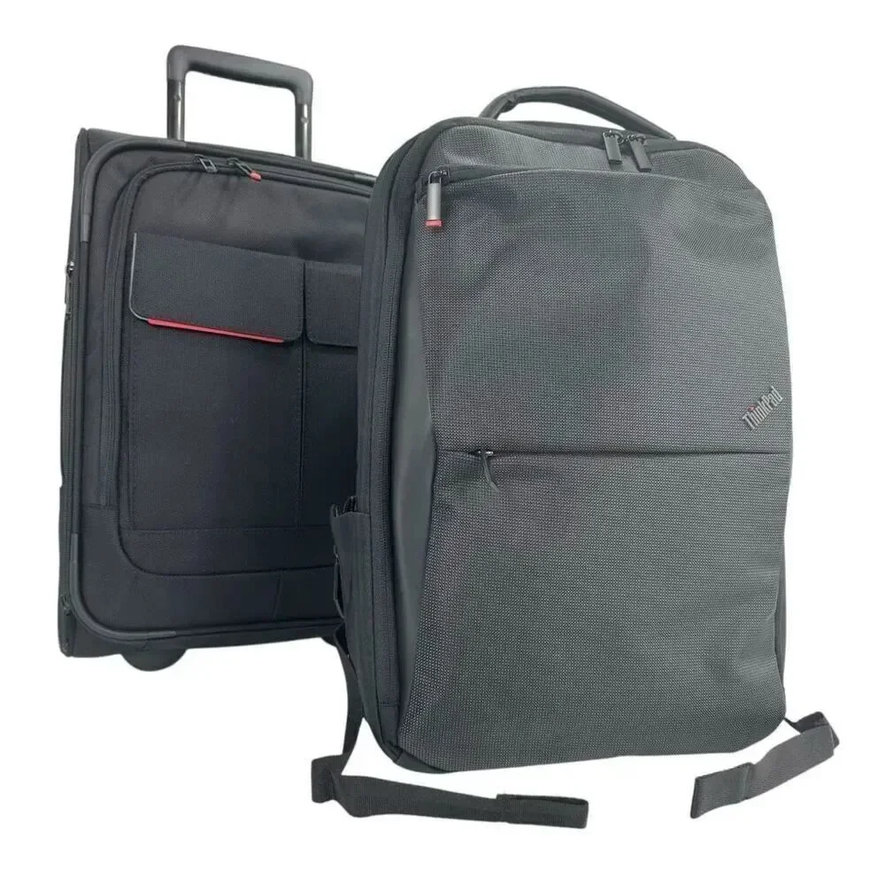 Lenovo Thinkpad Professional Backpack & Wheeled Carry-on Bag Set NWOT